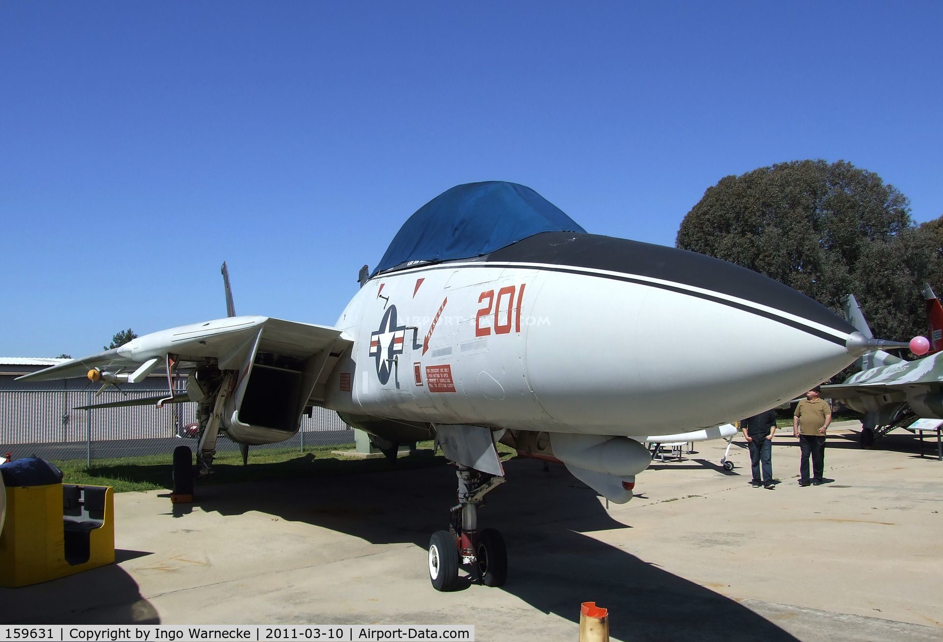 159631, Grumman F-14A Tomcat C/N 178, Grumman F-14A Tomcat at the San Diego Air & Space Museum's Gillespie Field Annex, El Cajon CA