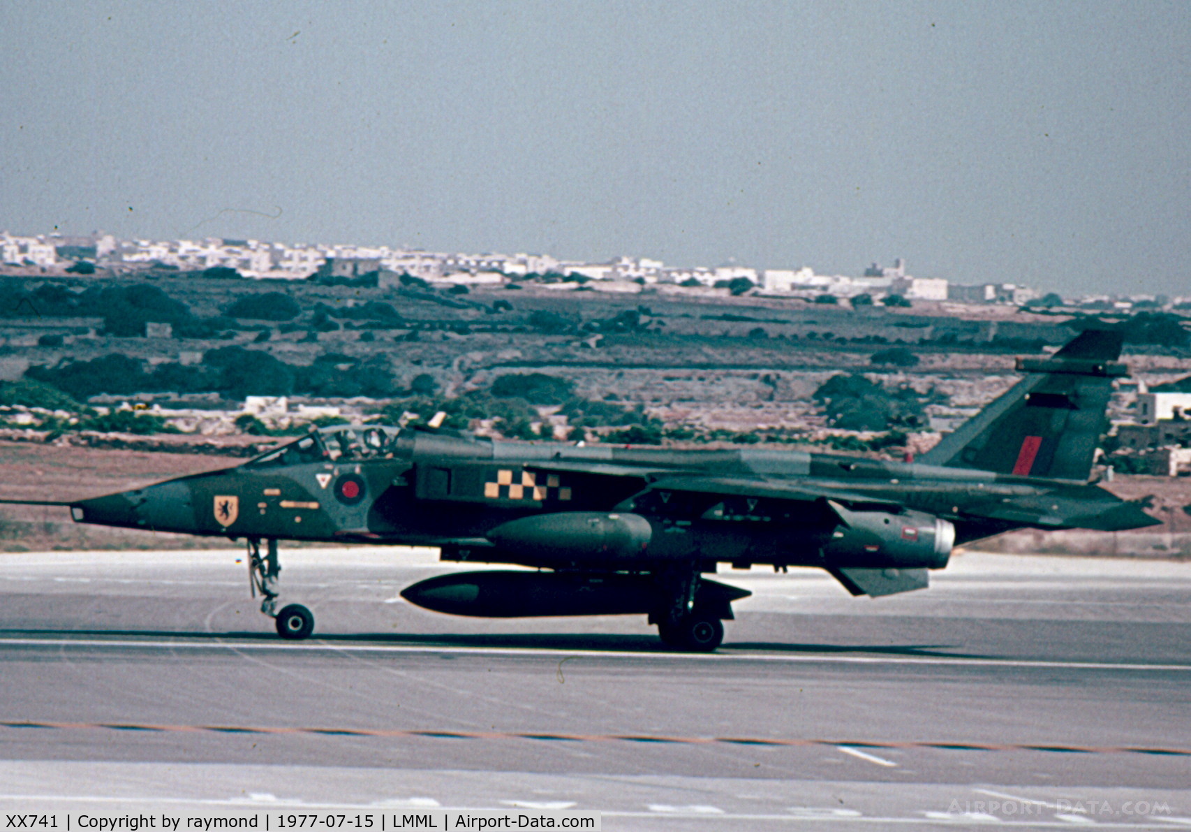 XX741, 1974 Sepecat Jaguar GR.1A C/N S.38, Jaguar GR1 XX741 54Sqd RAF