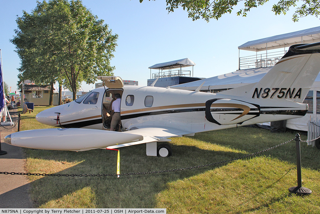 N875NA, 2007 Eclipse Aviation Corp EA500 C/N 000018, 2007 Eclipse Aviation Corp EA500, c/n: 000018 on static display at 2011 Oshkosh