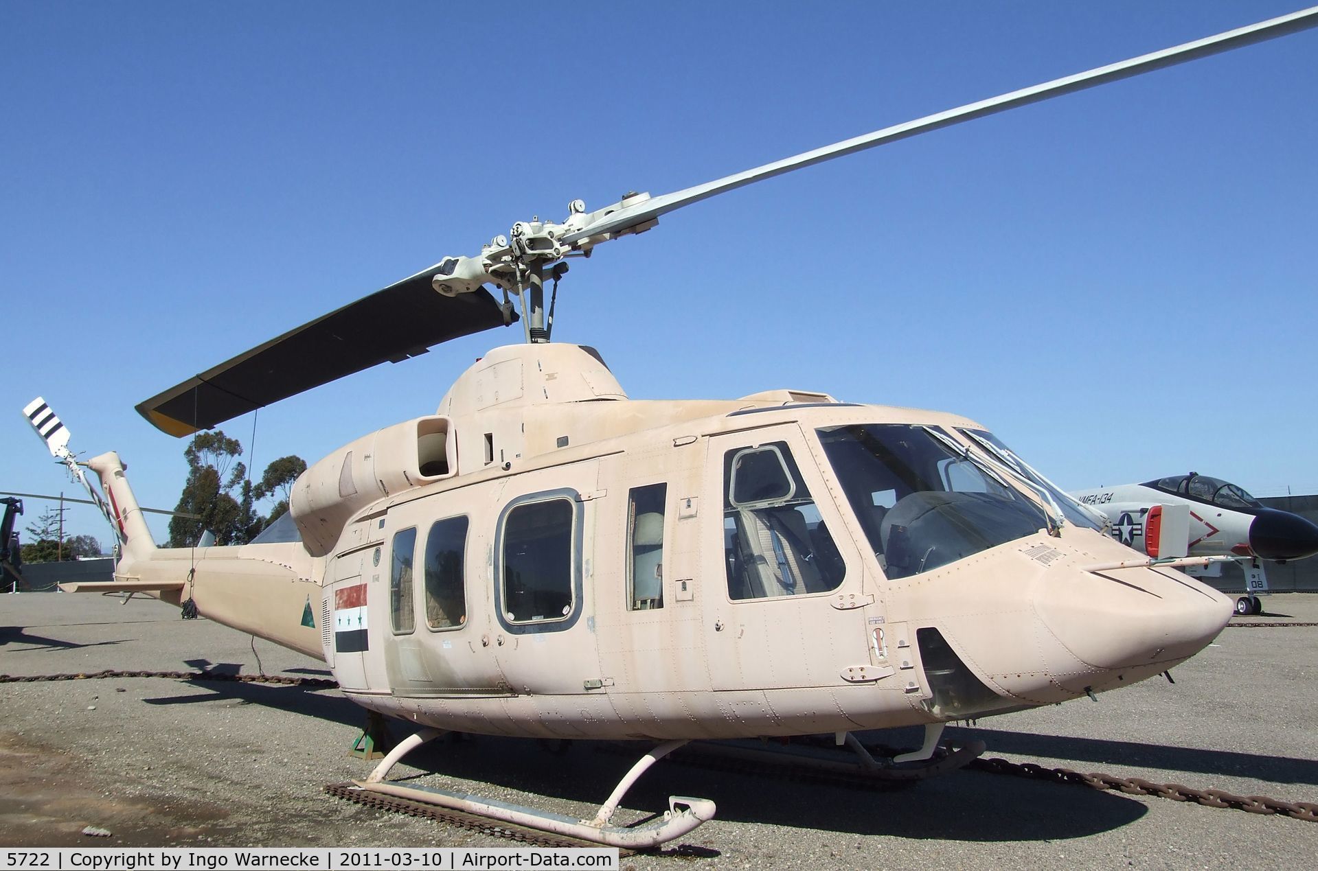 5722, Bell 214ST C/N 28166, Bell 214ST at the Flying Leatherneck Aviation Museum, Miramar CA