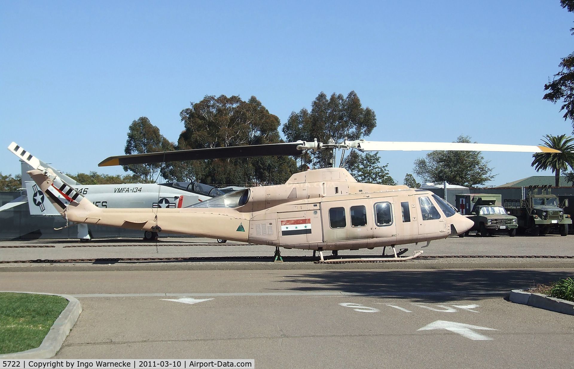 5722, Bell 214ST C/N 28166, Bell 214ST at the Flying Leatherneck Aviation Museum, Miramar CA