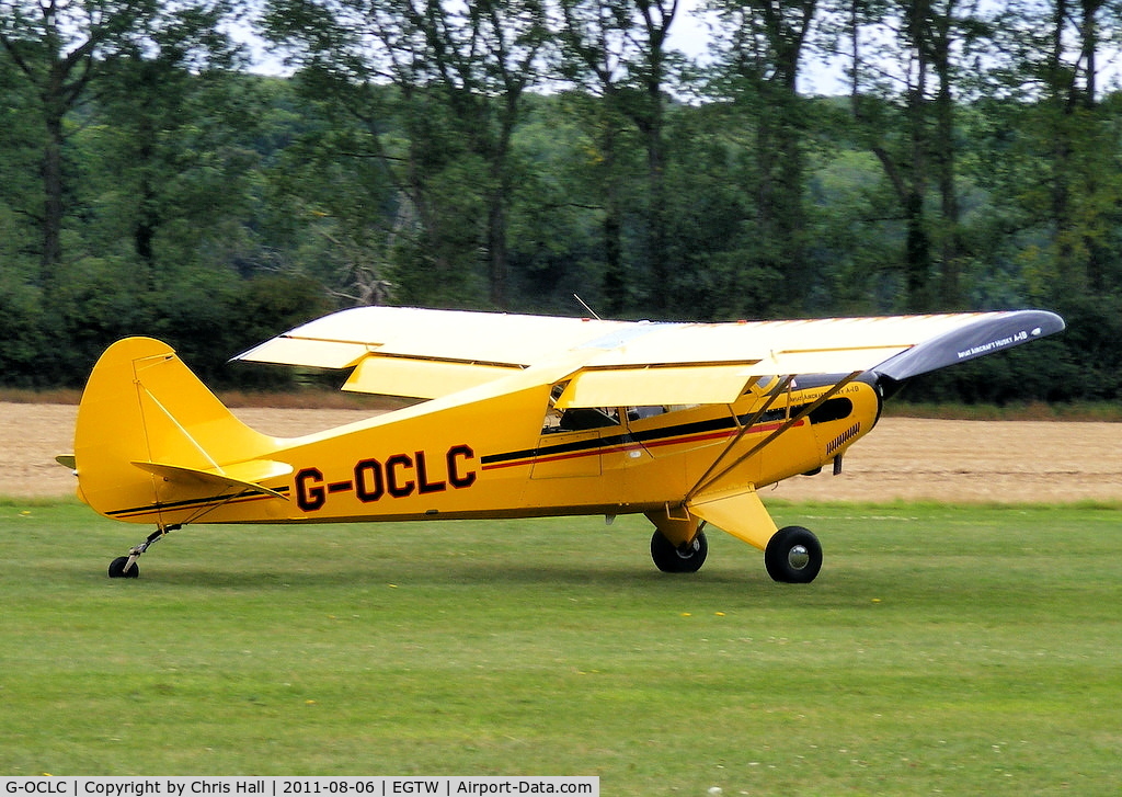 G-OCLC, 2006 Aviat A-1B Husky C/N 2380, at the Luscombe fly-in at Oaksey Park