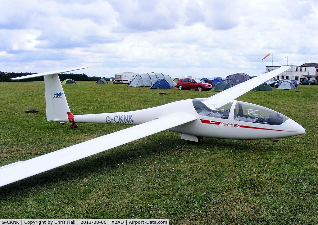 G-CKNK, 1994 Elan DG-500 Trainer C/N 5E116T48, Cotswold Gliding Club at Aston Down