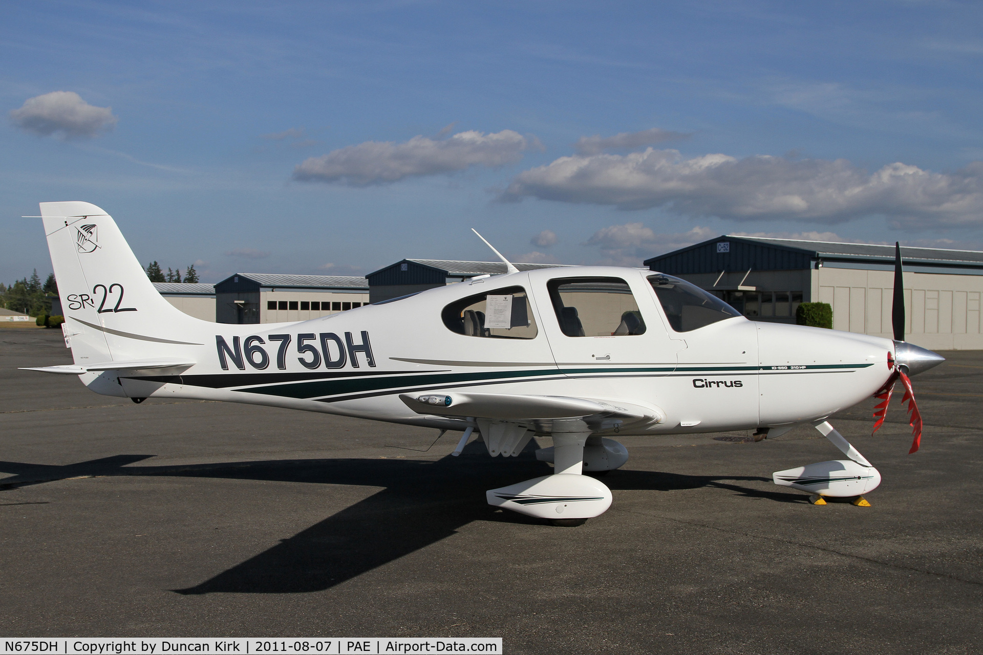 N675DH, 2002 Cirrus SR22 C/N 0163, Nice Cirrus for sale outside Regal Air