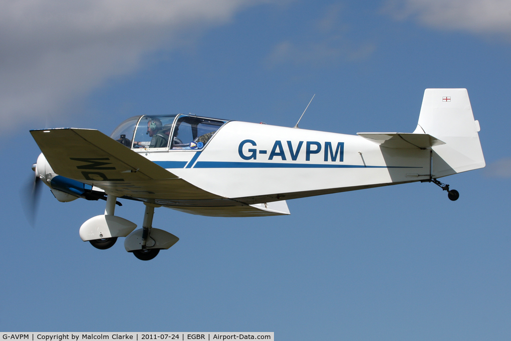 G-AVPM, 1957 SAN Jodel D-117 C/N 593, Jodel D-117 at Breighton Airfield's Wings & Wheels Weekend, July 2011.
