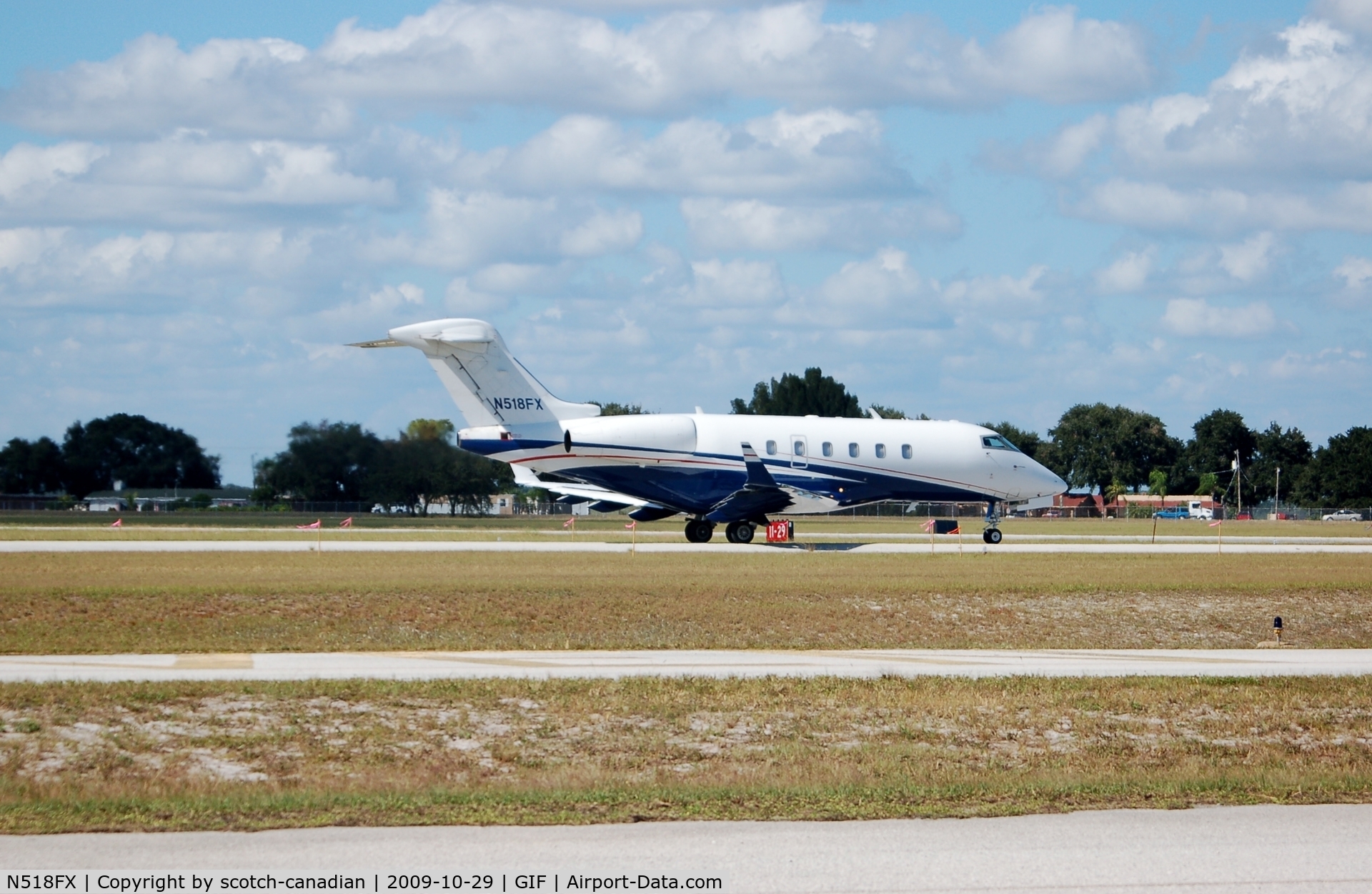 N518FX, 2005 Bombardier Challenger 300 (BD-100-1A10) C/N 20046, 2005 Bombardier BD-100-1A10 No. N518FX at Gilbert Airport, Winter Haven, FL