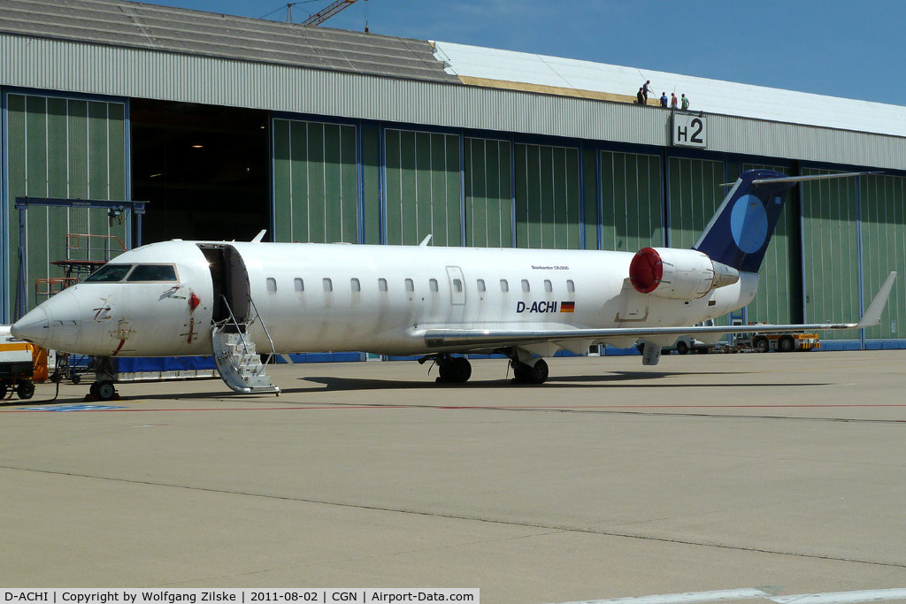 D-ACHI, 2000 Canadair CRJ-200LR (CL-600-2B19) C/N 7464, visitor