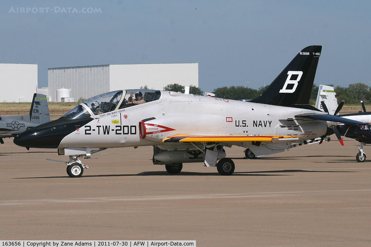 163656, McDonnell Douglas T-45C Goshawk C/N A058, At Alliance Airport - Fort Worth, TX