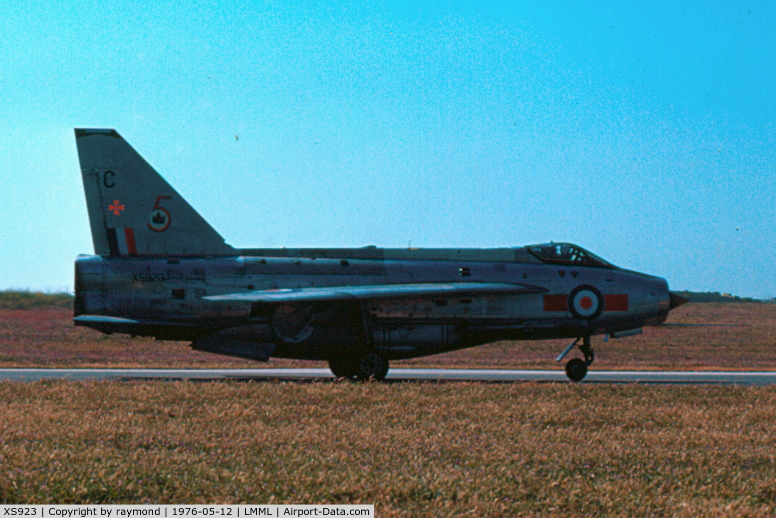 XS923, English Electric Lightning F.6 C/N 95256, Lightning F6 XS923/C 5Sqd RAF