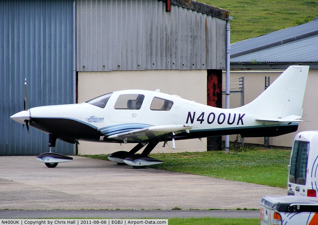 N400UK, 2005 Lancair LC41-550FG C/N 41062, visitor from Biggin Hill
