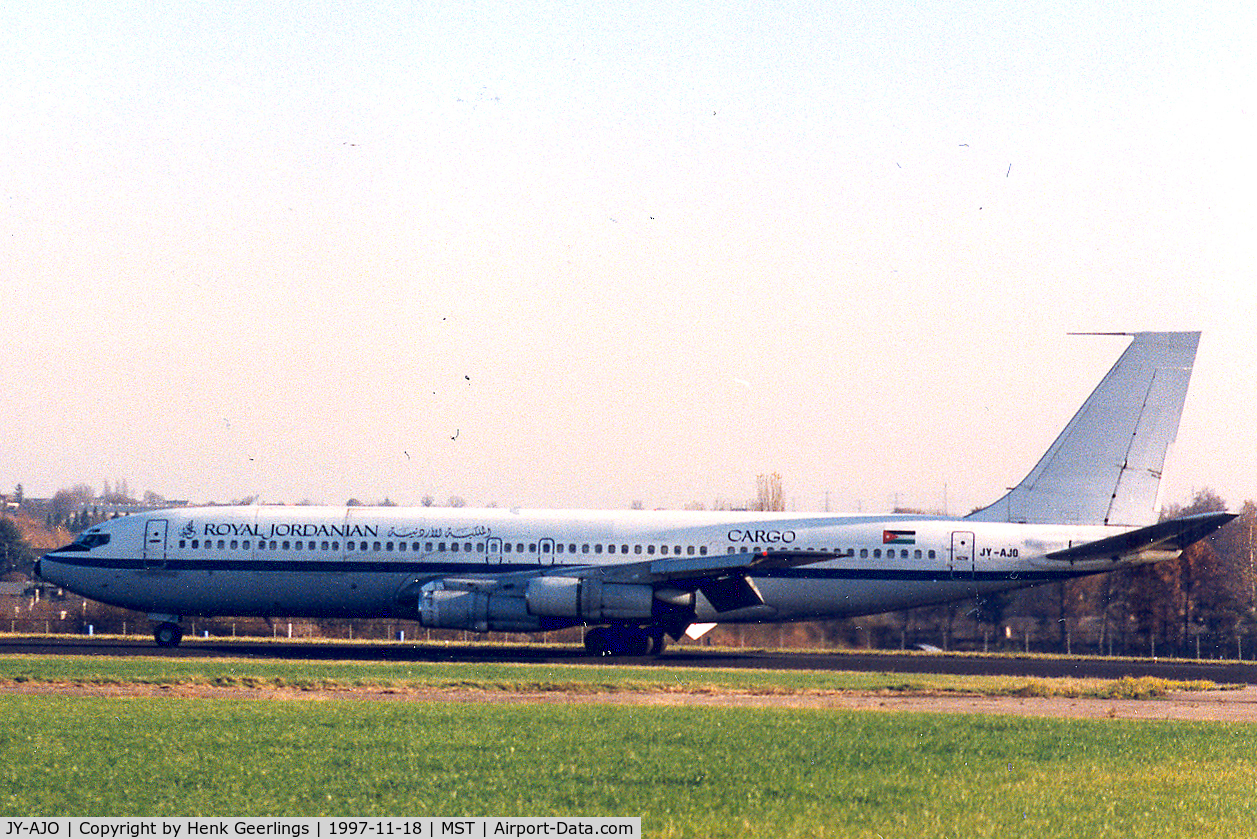 JY-AJO, 1974 Boeing 707-3J6C C/N 20723, Royal Jordanian Cargo