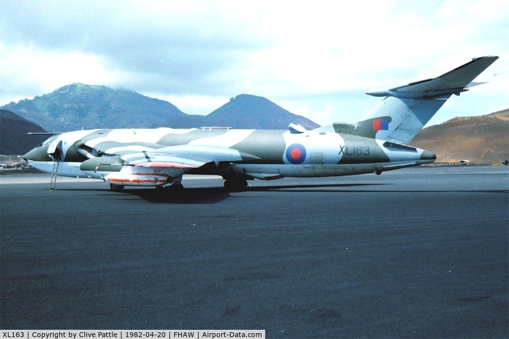XL163, 1962 Handley Page Victor K.2 C/N HP80/66, H.P 80 Victor K.2 XL163 of 57 Sqn RAF pictured at Wideawake airfield, Ascension Island in April 1982 during the Falklands War