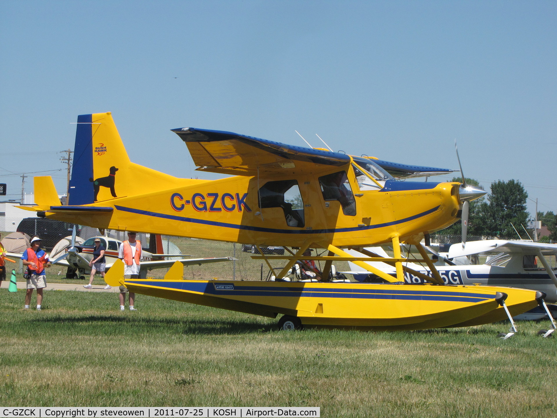C-GZCK, 2002 Found FBA-2C1 C/N 36, Camped in the N40 GAC camp grounds during EAA2011 @ KOSH