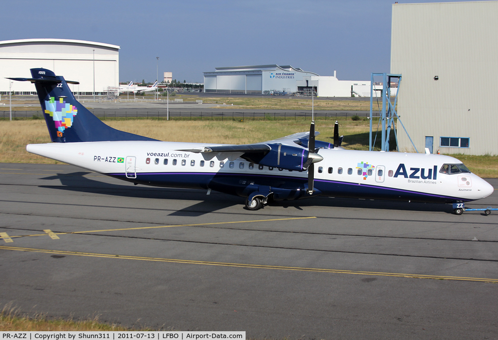 PR-AZZ, 1990 ATR 72-102 C/N 192, Testing engines...