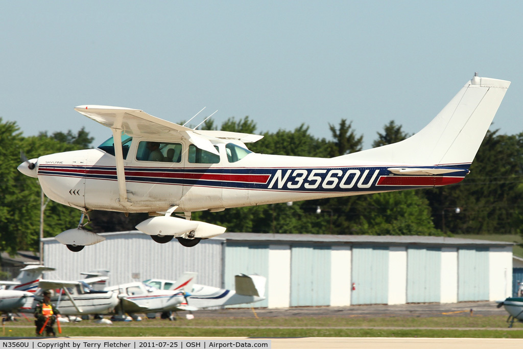 N3560U, 1963 Cessna 182F Skylane C/N 18254960, 1963 Cessna 182F, c/n: 18254960 at 2011 Oshkosh