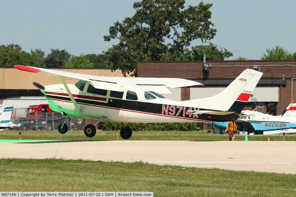 N9714X, 1962 Cessna 210B C/N 21058014, 1962 Cessna 210B, c/n: 21058014 at 2011 Oshkosh