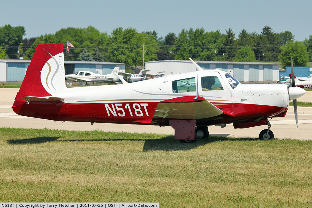 N518T, 1966 Mooney M20C Ranger C/N 3466, 1966 Mooney M20C, c/n: 3466 at 2011 Oshkosh