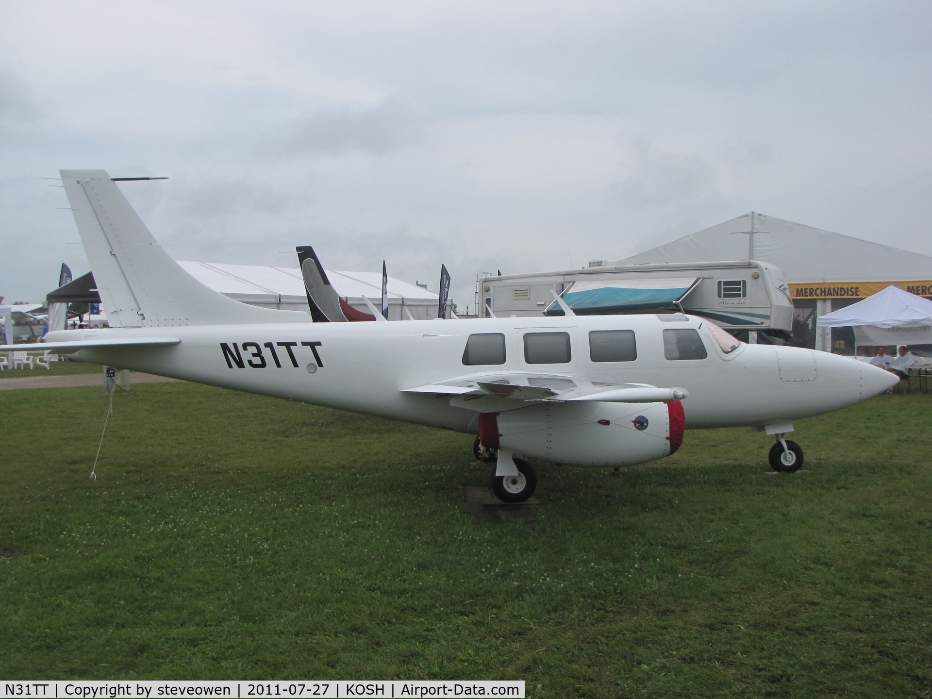 N31TT, 1977 Smith Aerostar 601P C/N 61P-0441-166, Jet powered Aerostar  EAA 2011