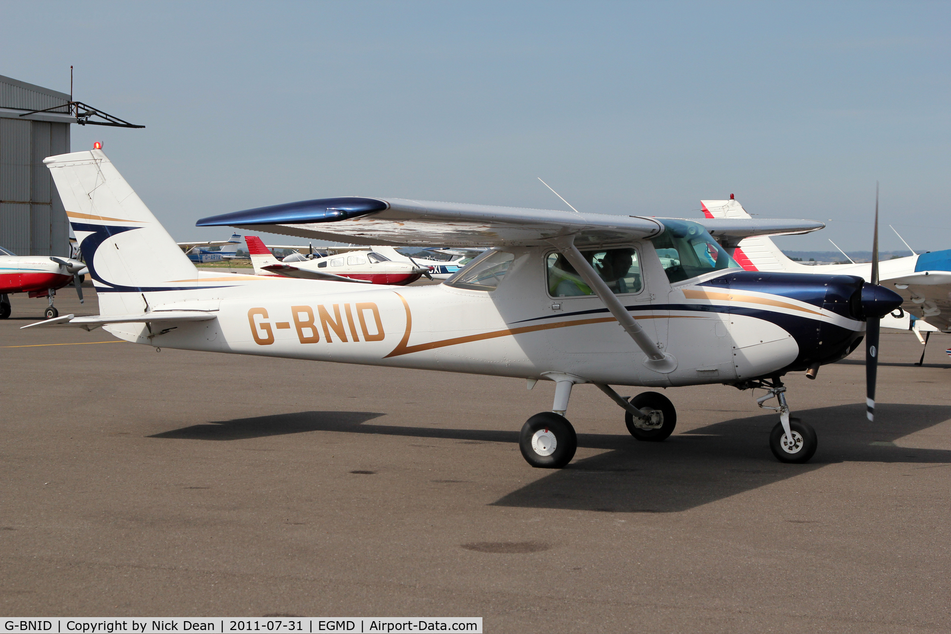 G-BNID, 1981 Cessna 152 C/N 152-84931, EGMD/LYX