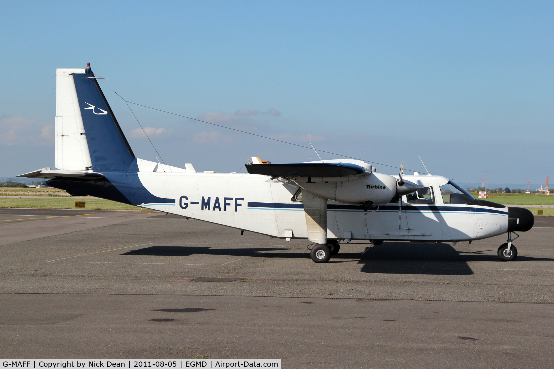 G-MAFF, 1981 Pilatus Britten-Norman BN-2T Turbine Islander C/N 2119, EGMD/LYX