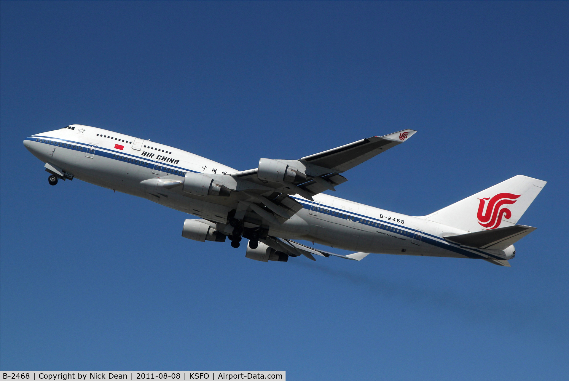 B-2468, 1997 Boeing 747-4J6M C/N 28755, KSFO/SFO