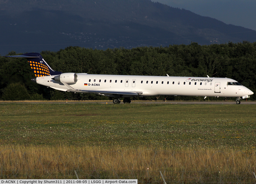D-ACNX, 2011 Bombardier CRJ-900 NG (CL-600-2D24) C/N 15270, Ready for take off rwy 23