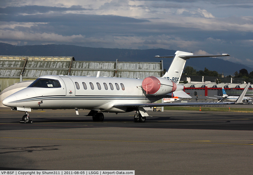 VP-BSF, 2009 Learjet 45 C/N 45-374, Parked...