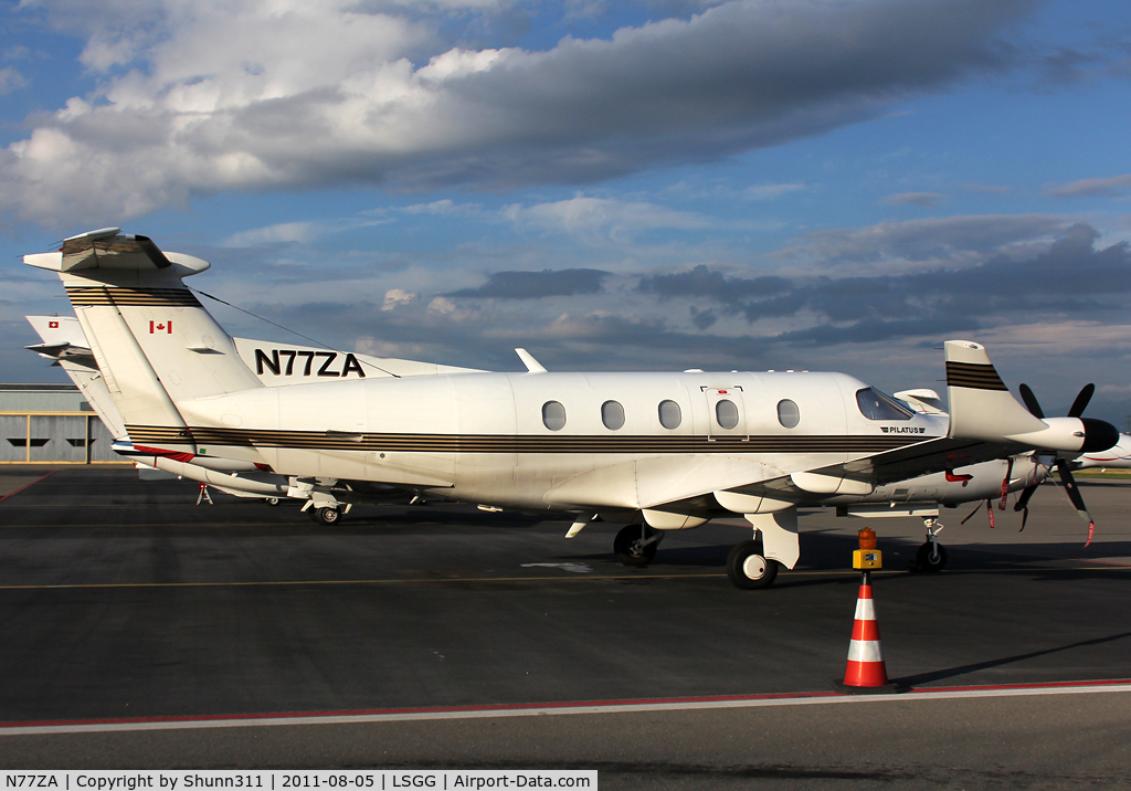 N77ZA, 1999 Pilatus PC-12/45 C/N 300, Parked...