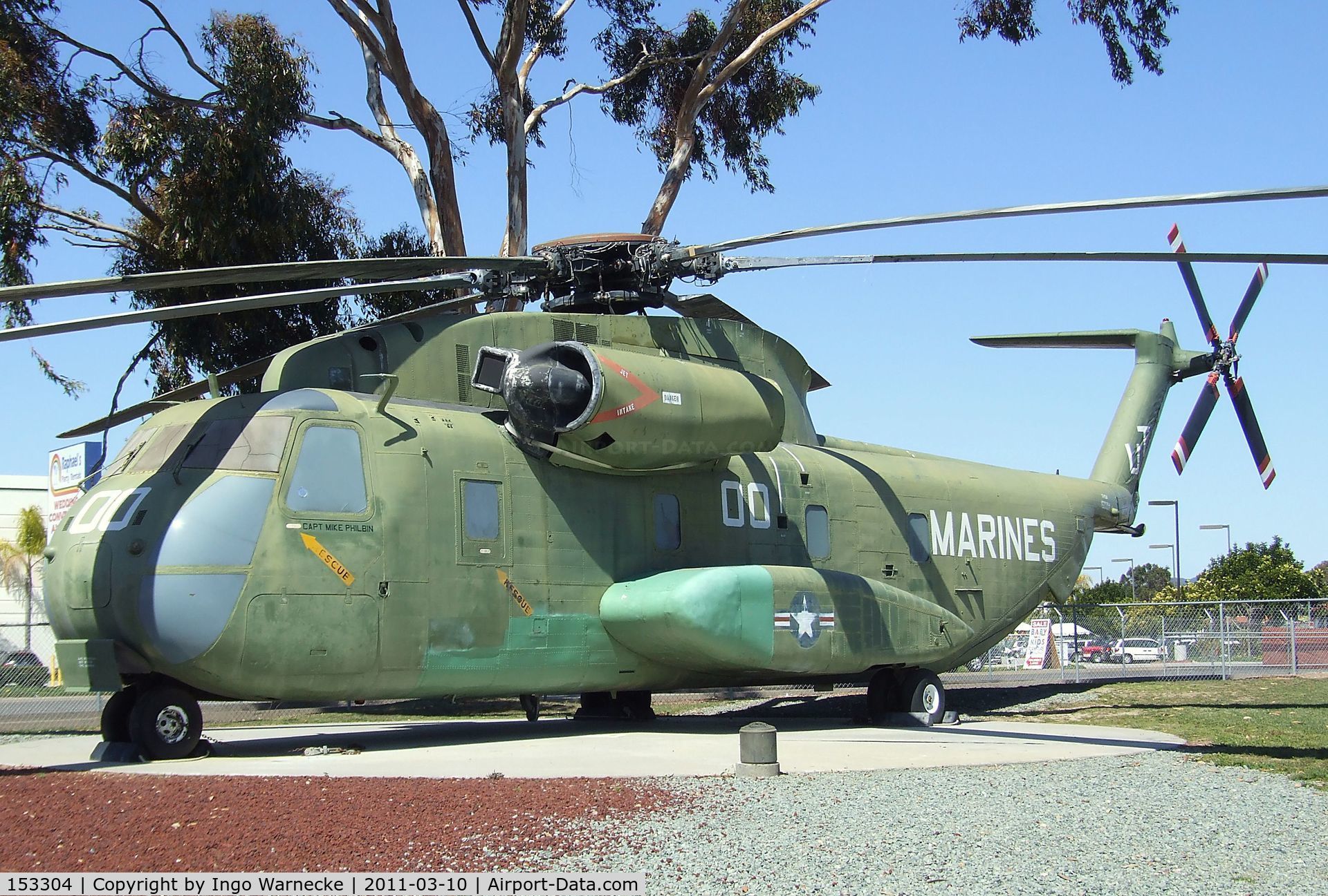 153304, Sikorsky CH-53A Sea Stallion C/N 65-081, Sikorsky CH-53A Sea Stallion at the Flying Leatherneck Aviation Museum, Miramar CA