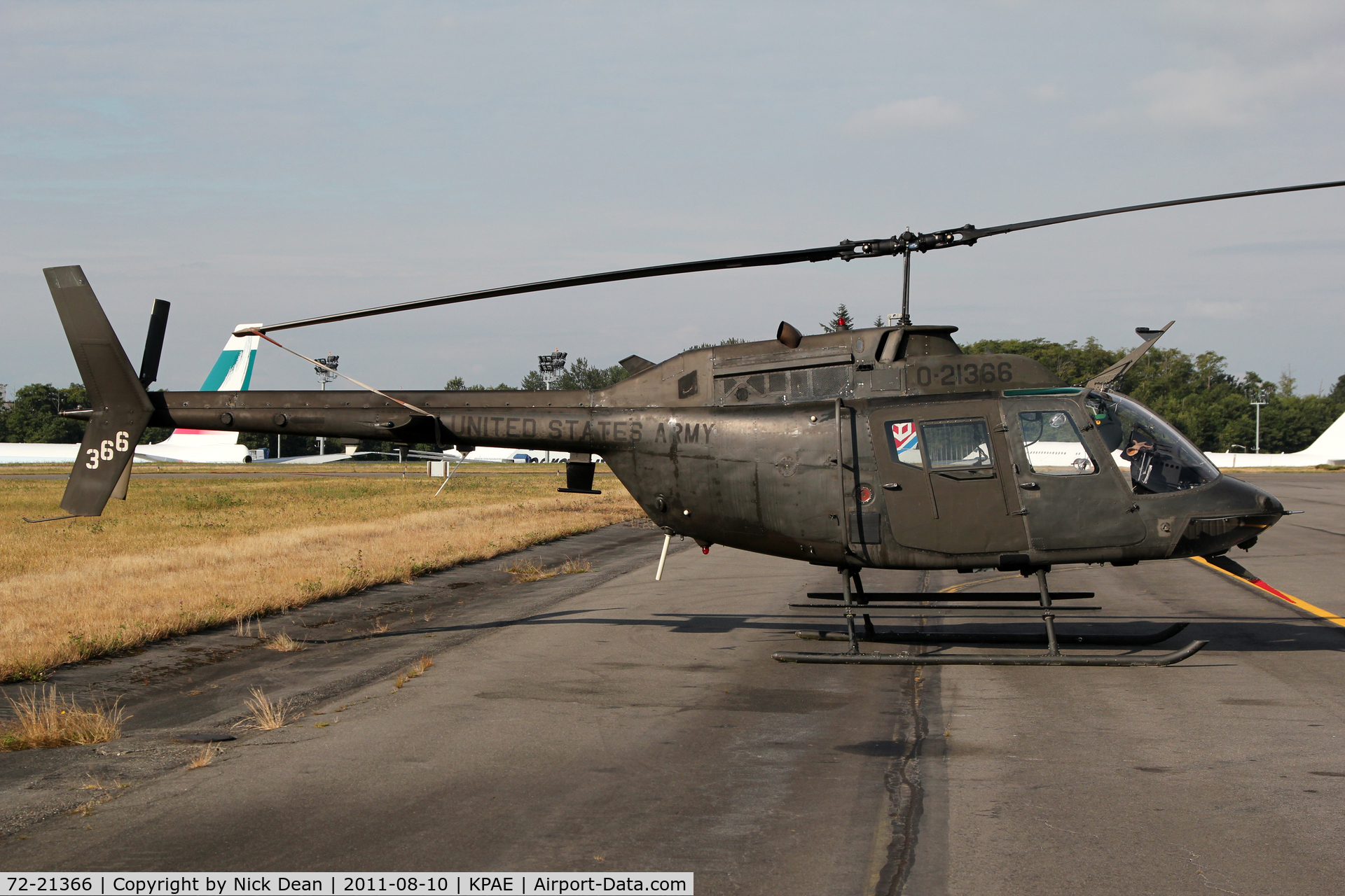 72-21366, 1972 Bell OH-58A Kiowa C/N 42032, KPAE/PAE
