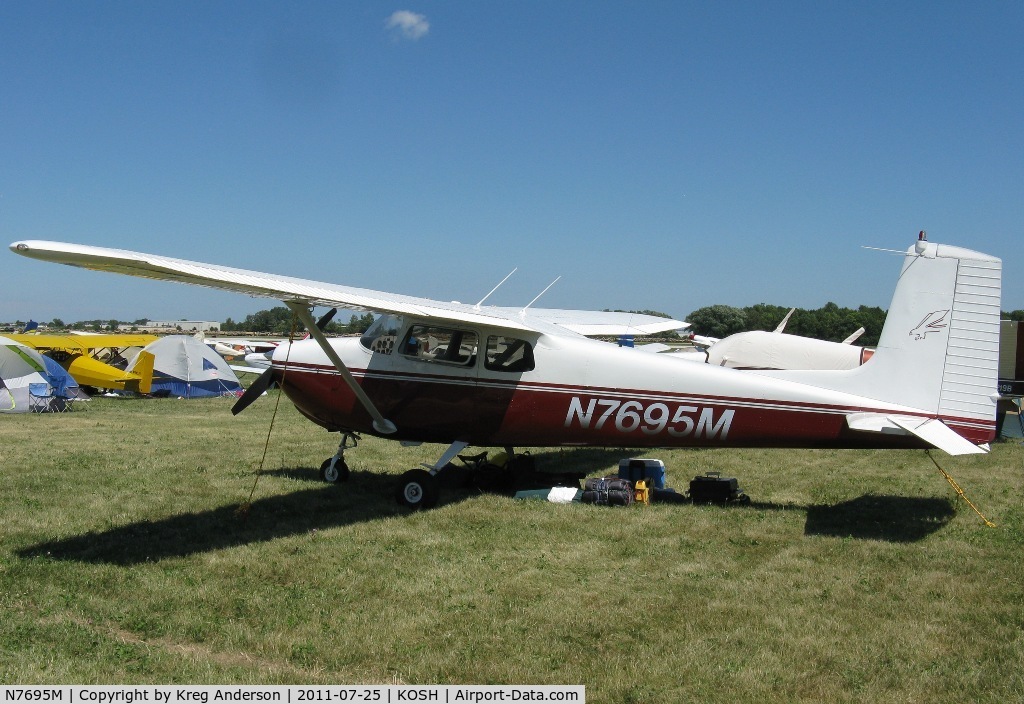 N7695M, 1959 Cessna 175 Skylark C/N 55995, EAA AirVenture 2011