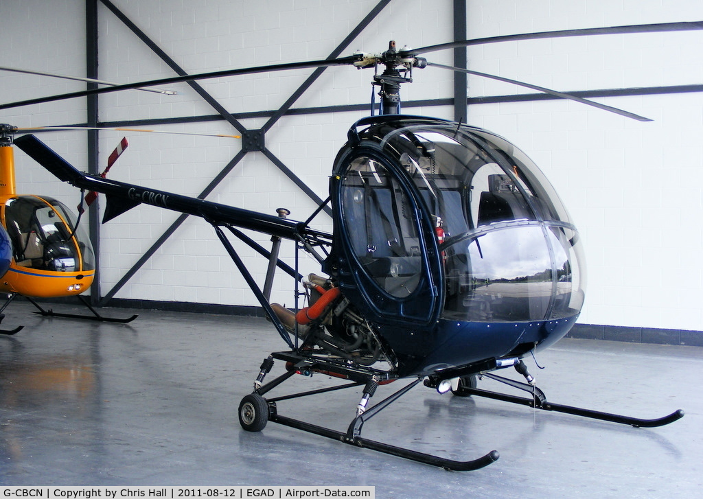 G-CBCN, 2001 Schweizer 269C-1 C/N 0129, at Newtonards Airport, Northern Ireland