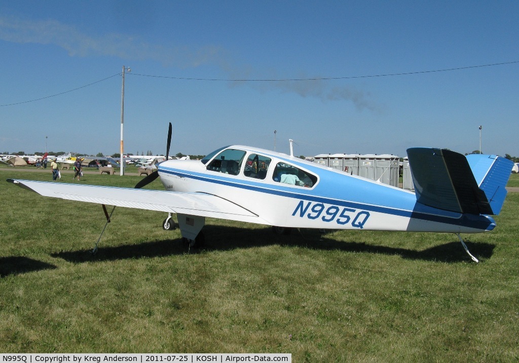N995Q, 1961 Beech N35 Bonanza C/N D-6816, EAA AirVenture 2011