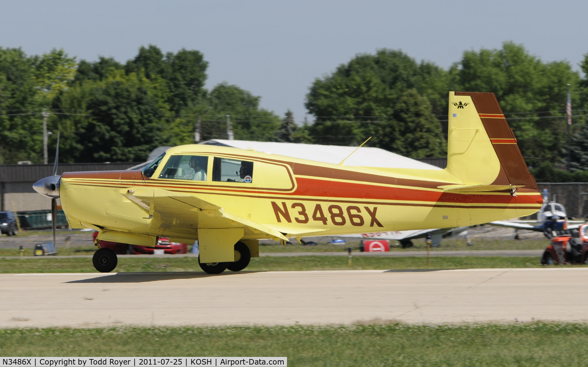 N3486X, 1966 Mooney M20C Ranger C/N 3423, AIRVENTURE 2011
