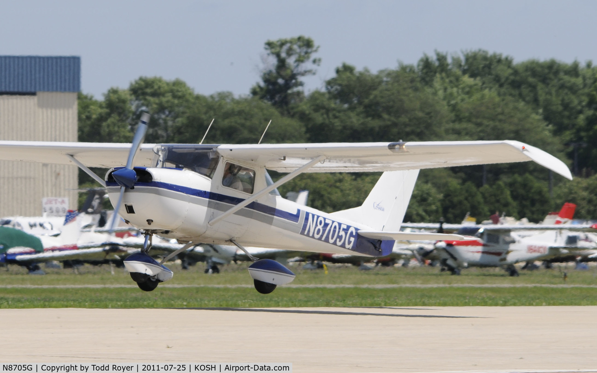 N8705G, 1966 Cessna 150F C/N 15062805, AIRVENTURE 2011