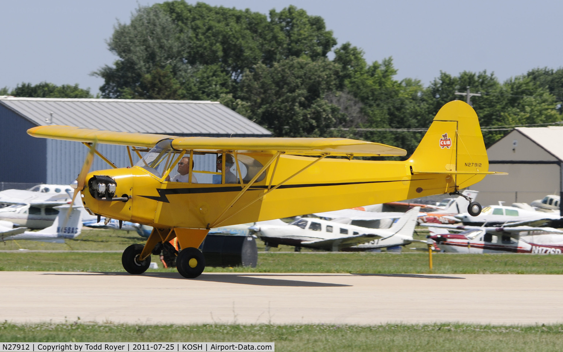 N27912, 1940 Piper J3C-65 Cub C/N 4444, AIRVENUTRE 2011