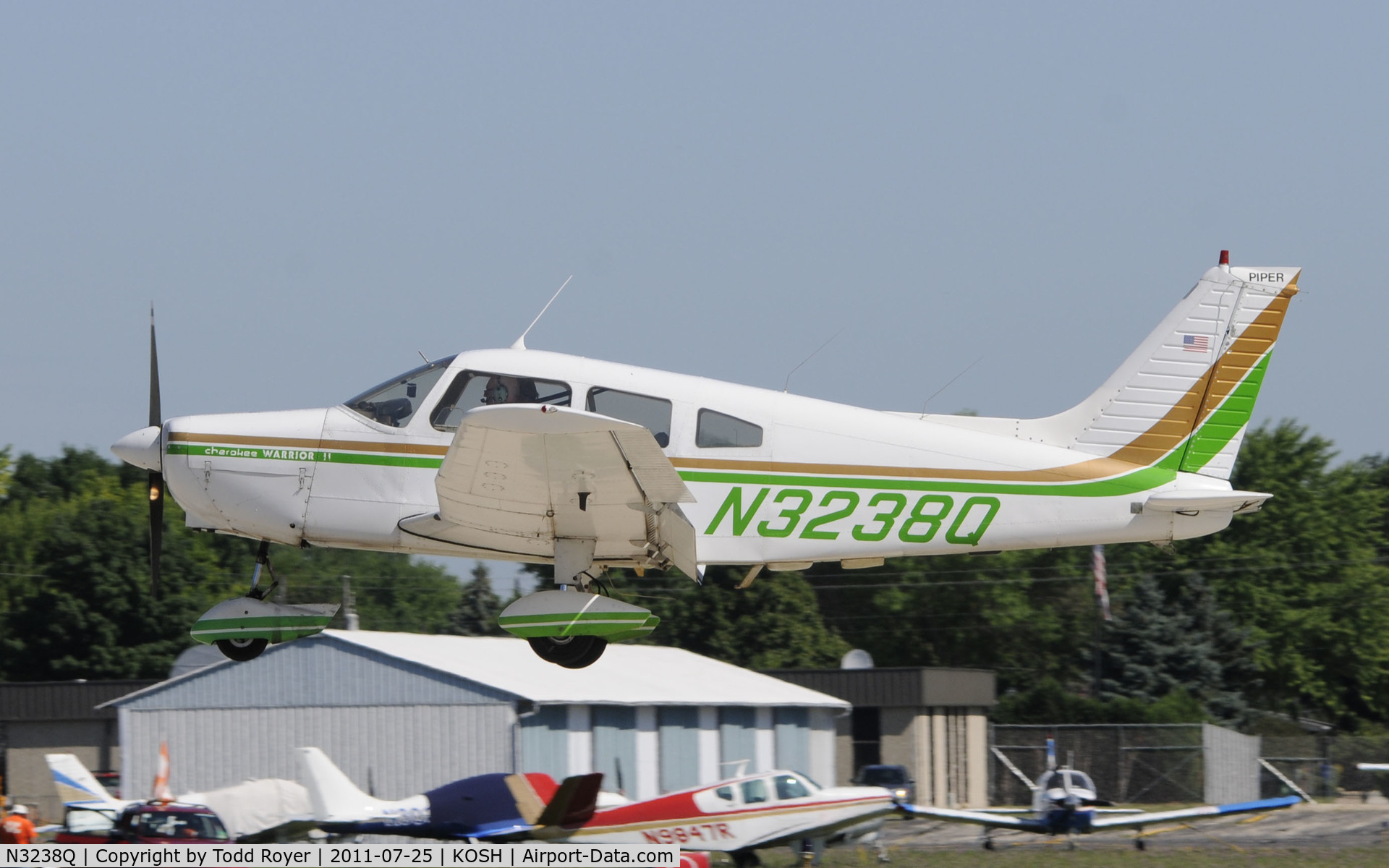 N3238Q, 1977 Piper PA-28-161 C/N 28-7716145, AIRVENTURE 2011