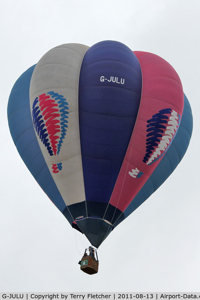 G-JULU, 1995 Cameron Balloons V-90 C/N 3611, 2011 Bristol Balloon Fiesta