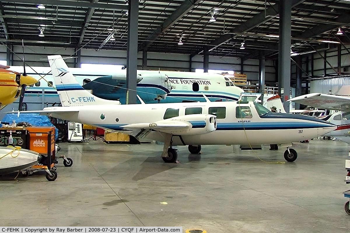 C-FEHK, 1977 Aerostar 600 C/N 60-0400-140, Piper PA-60-600 Aerostar [60-0400-140]  Red Deer Regional~C 23/07/2008.