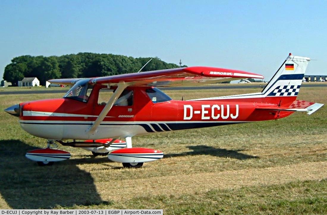 D-ECUJ, 1973 Reims FRA150L Aerobat Aerobat C/N FA1500184, R/Cessna FRA.150L Aerobat [0184] Kemble~G 13/07/2003