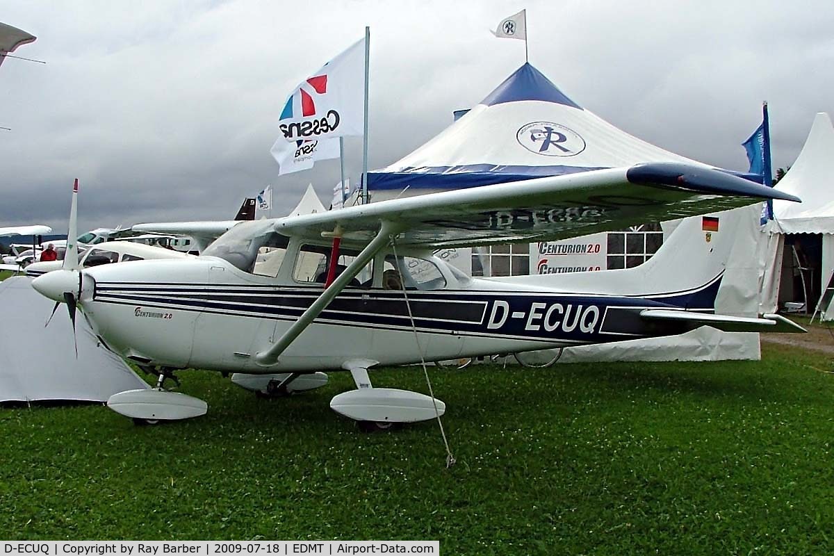 D-ECUQ, Reims F172M Skyhawk C/N 0925, R/Cessna F.172M Skyhawk [0925]  Tannheim~D 18/07/2009.