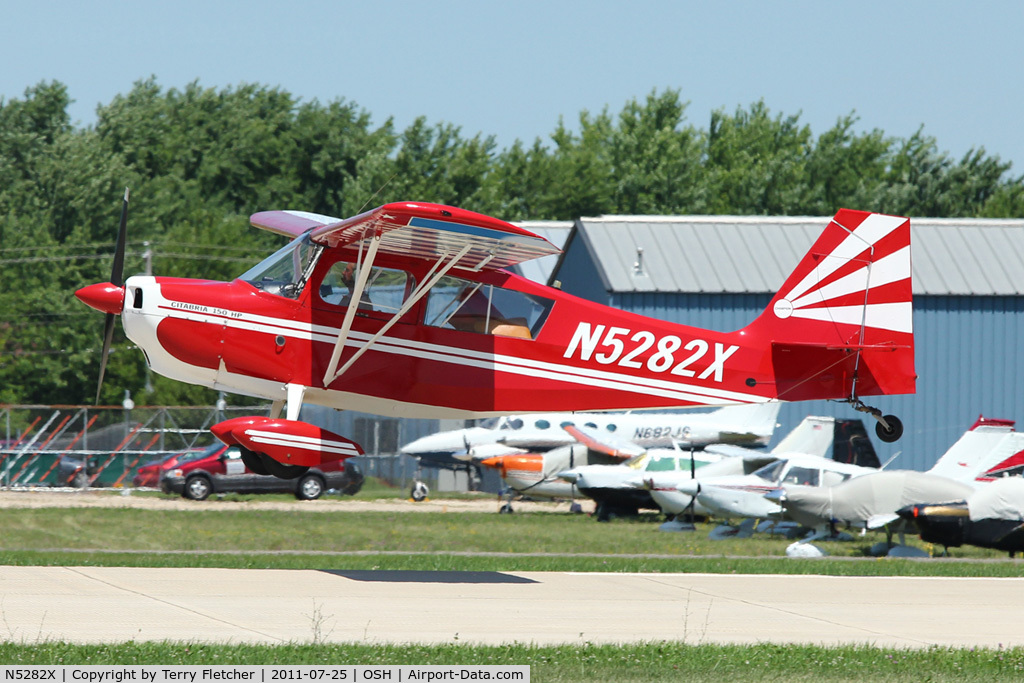 N5282X, 1969 Champion 7KCAB C/N 216, 1969 Champion 7KCAB, c/n: 216 at 2010 Oshkosh