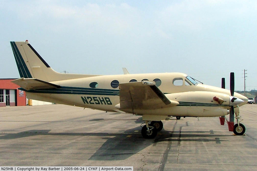 N25HB, 1996 Raytheon Aircraft Company C90A C/N LJ-1453, Beech C90B King Air [LJ-1453] Kitchener-Waterloo~C 24/06/2005.