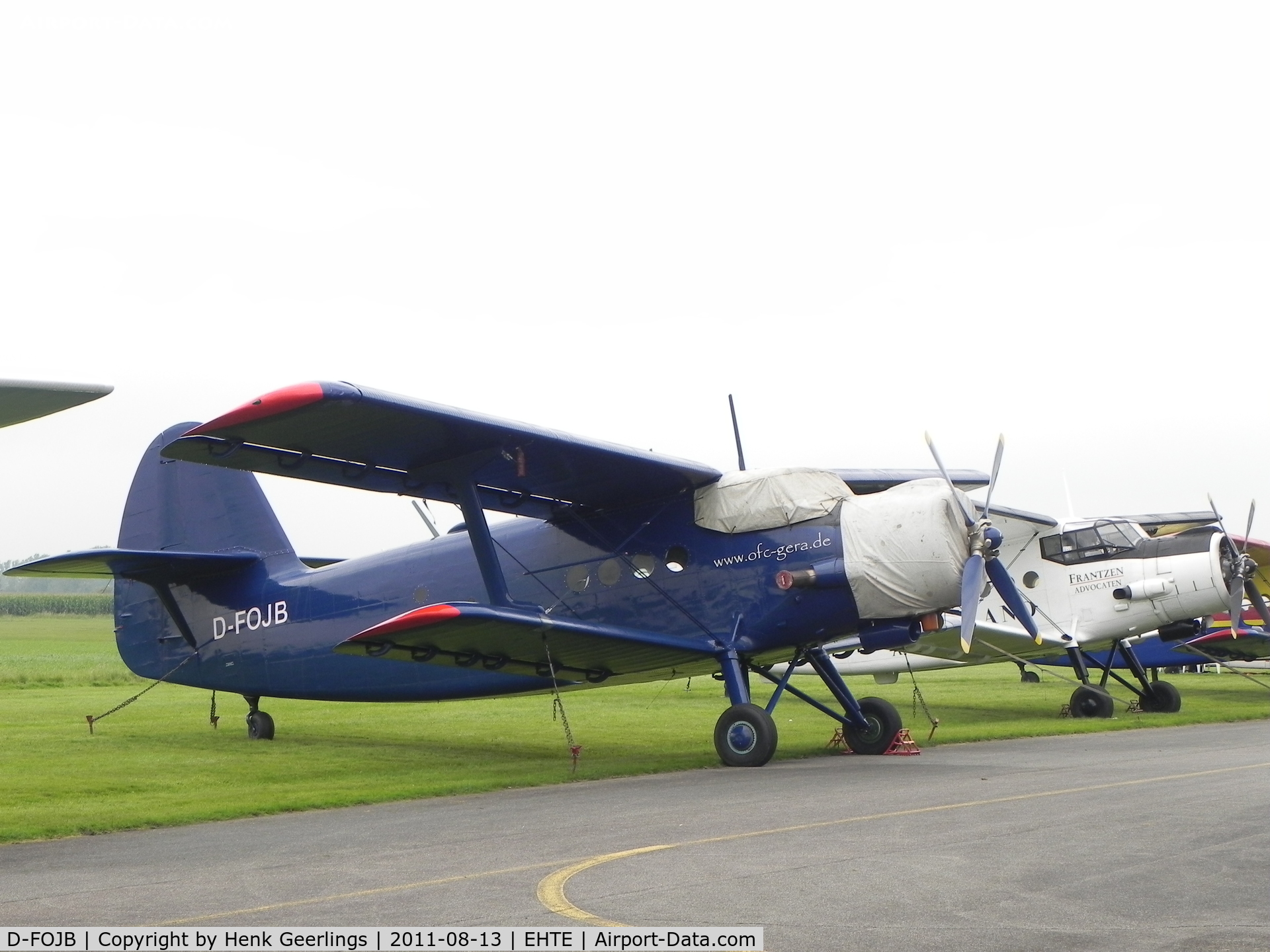 D-FOJB, Antonov An-2T C/N 1G-8642, 15th European AN-2 Meeting at Teuge Int'l Airport