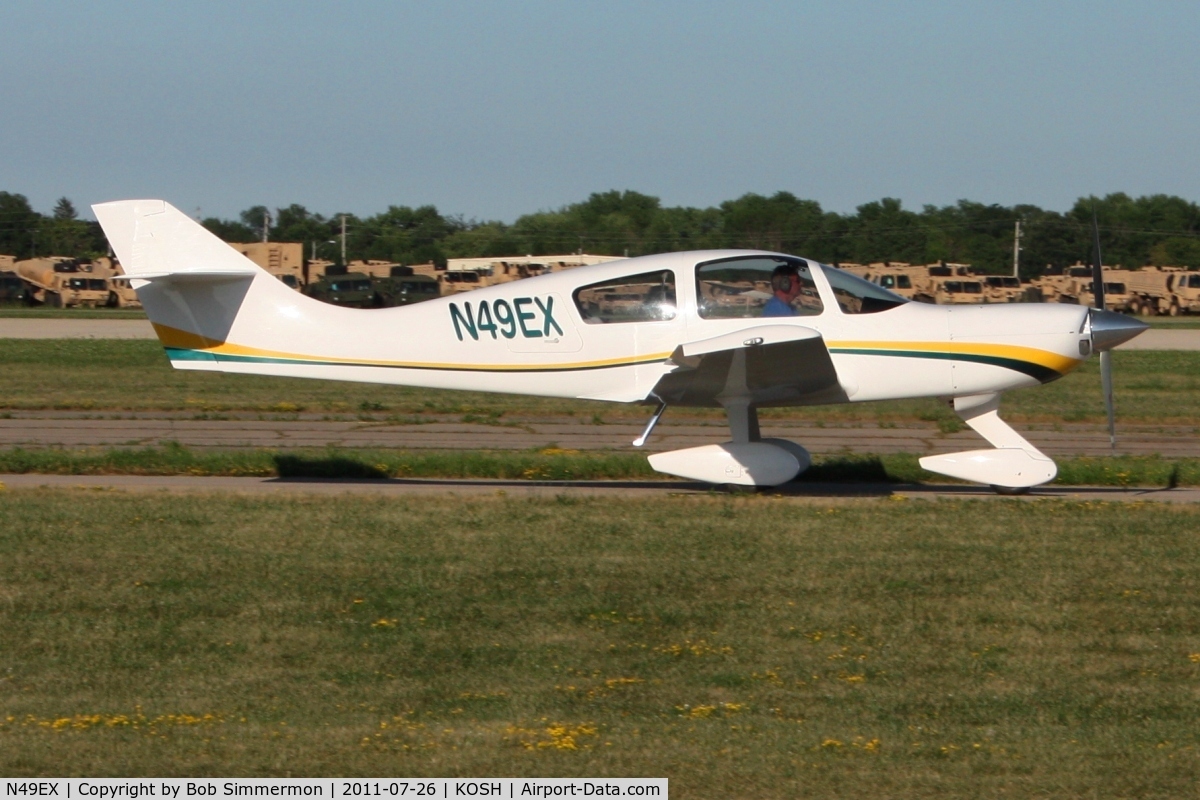 N49EX, 1997 Wheeler Express FT C/N 01, Departing Airventure 2011.