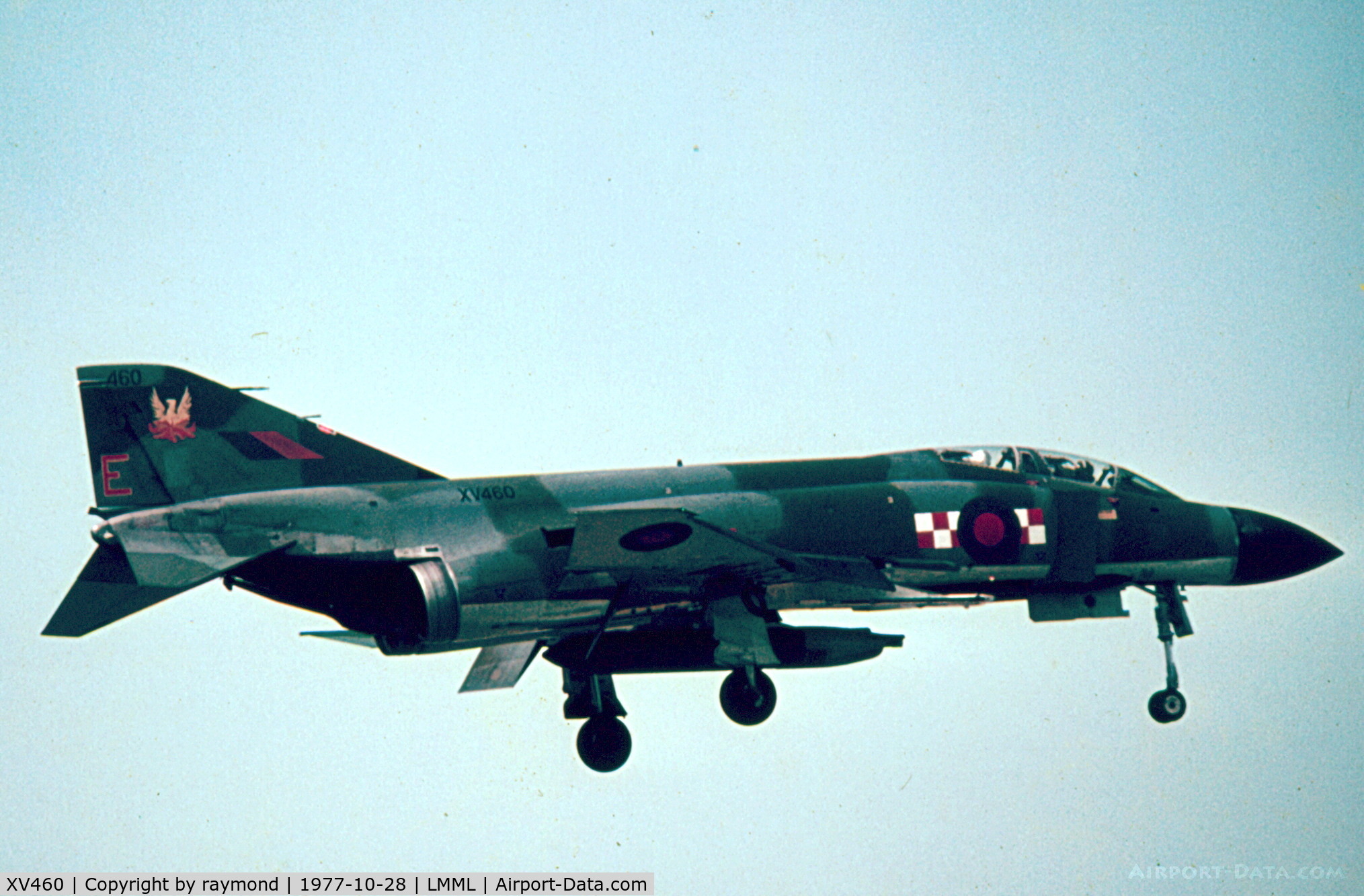 XV460, 1969 McDonnell Douglas Phantom FGR2 C/N 3231/0075, Phantom XV460/E 56Sqd RAF