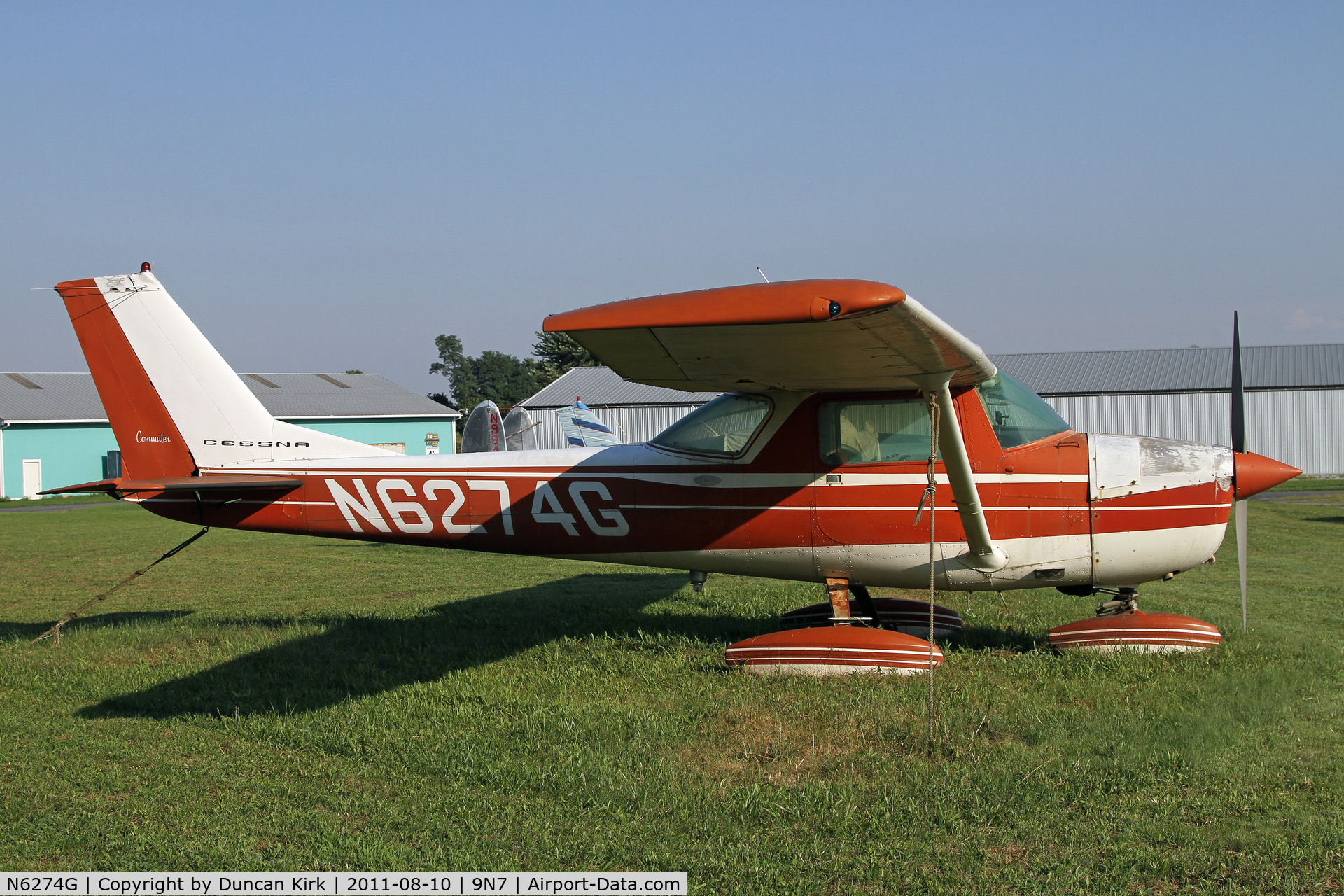 N6274G, 1970 Cessna 150K C/N 15071774, Evening shot of this 41 year year old Cessna 150