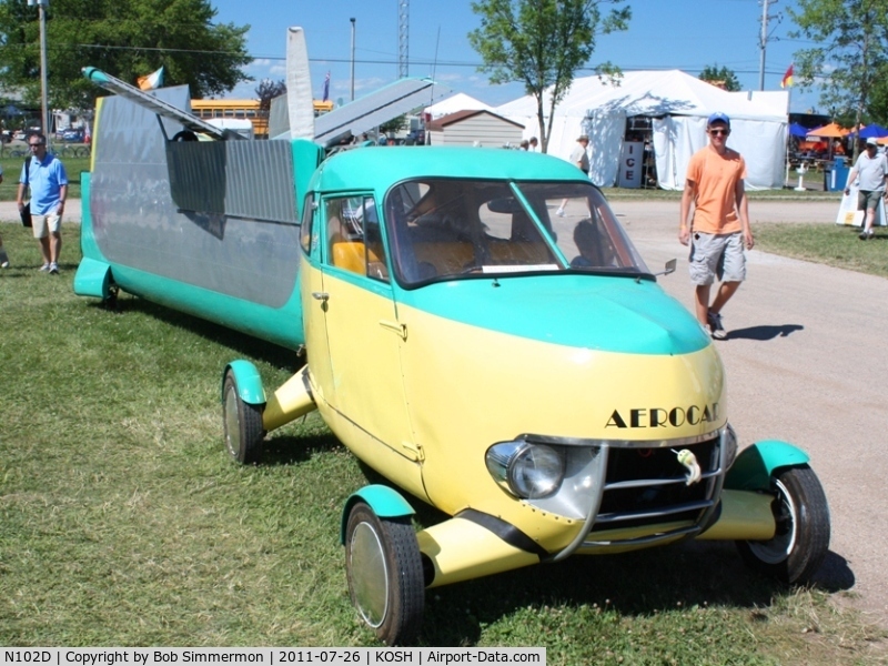 N102D, 1960 Aerocar I C/N 4, On display at Airventure 2011.