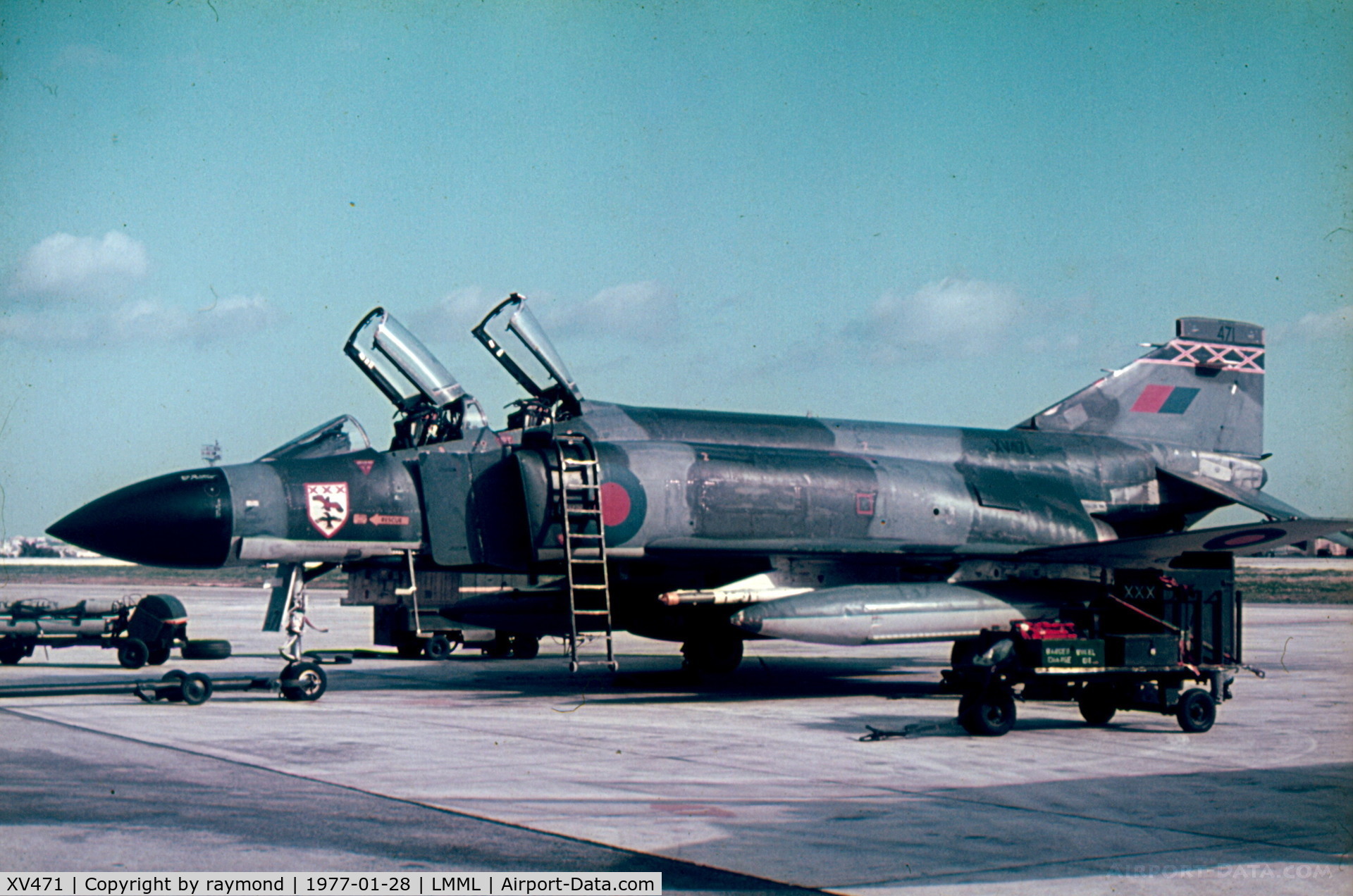 XV471, 1969 McDonnell Douglas Phantom FGR2 C/N 3293, Phantom XV471 29Sqd RAF