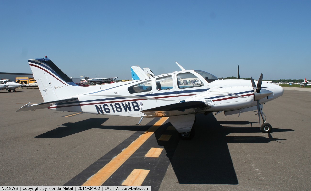 N618WB, 1968 Beech D55 Baron C/N TE-591, Beech D55